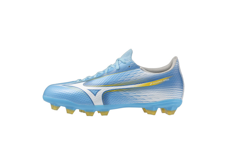Mizuno Jr. Alpha III select FG voetbalschoen celeste KIDS