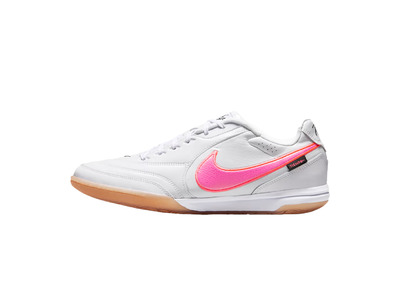 Nike Tiempo Streetgato PRM zaalvoetbalschoen wit/roze Nike Tiempo Streetgato PRM zaalvoetbalschoen wit/roze