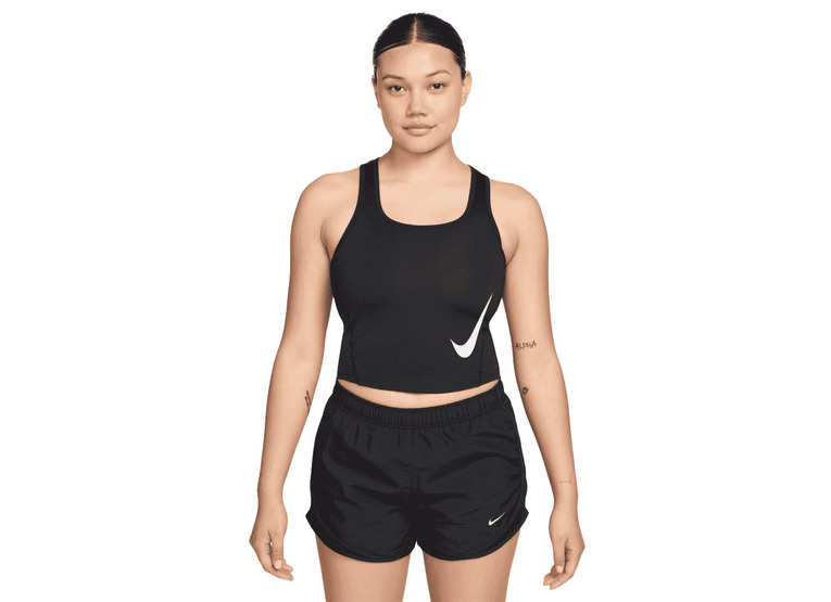 Nike Tempo Swoosh run tanktop zwart dames
