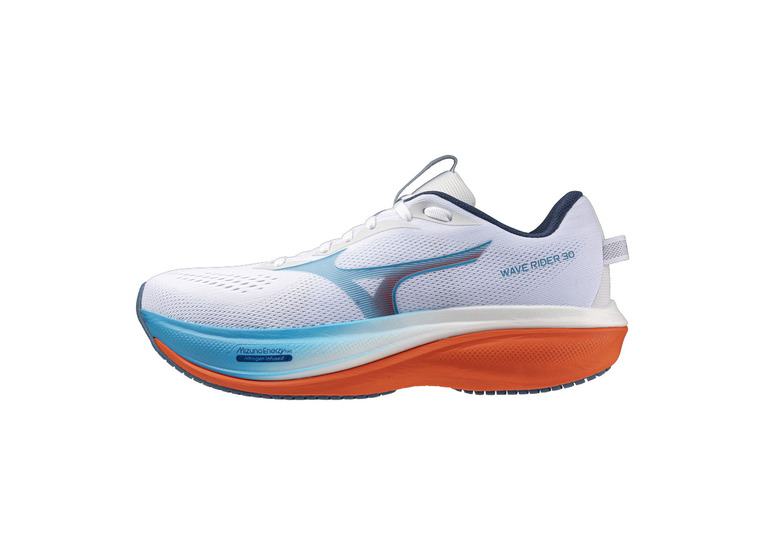 Mizuno Wave Rider 30 loopschoen wit/blue jewel heren