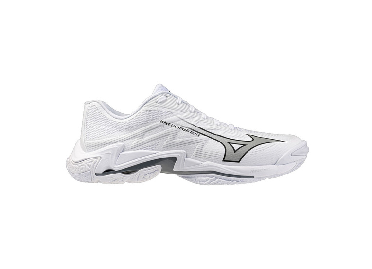 Mizuno Wave lightning elite indoorschoen wit/ultimate grey heren