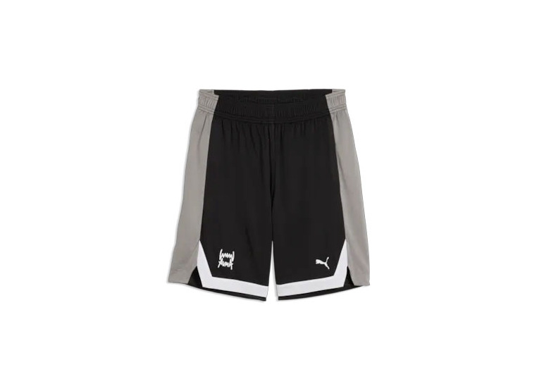 Puma Fundamentals mesh basketbalshort zwart heren