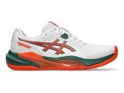 Asics Gel-Challenger 15 padelschoen wit/energy orange heren