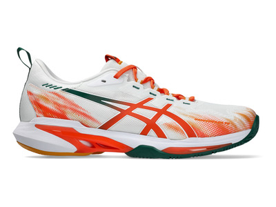 Asics Sonicsmash FF padelschoen wit/energy orange heren