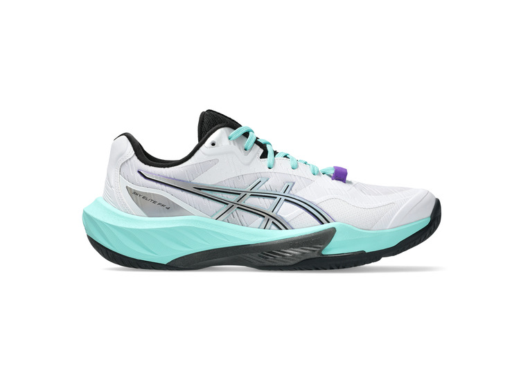 Asics Sky Elite FF 4 indoorschoen wit/radiant amethyst dames
