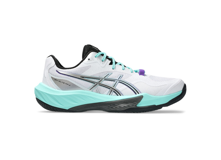 Asics Sky Elite FF 4 indoorschoen wit/radiant amethyst heren