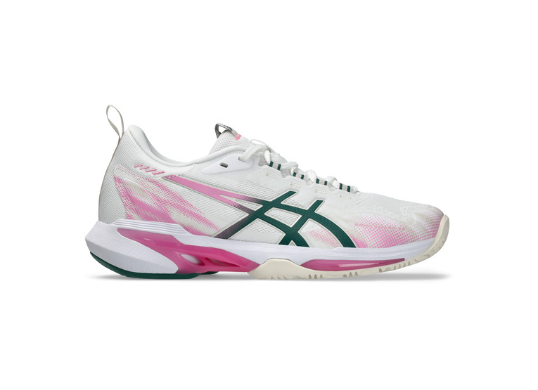 Asics Sonicsmash FF padelschoen wit/jewel green dames