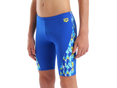 Arena Print Swim Jammer neon blue/yellow multi KIDS