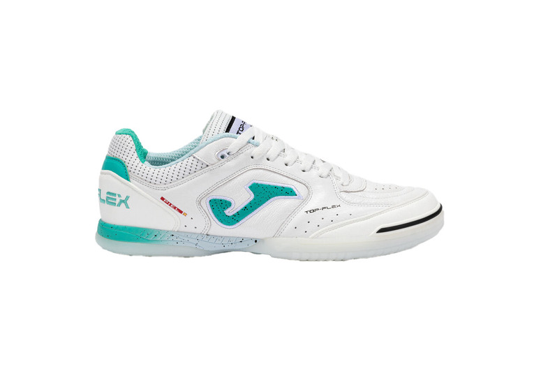 Joma Top Flex 25 IN voetbalschoen wit/turquoise Joma Top Flex 25 IN voetbalschoen wit/turquoise