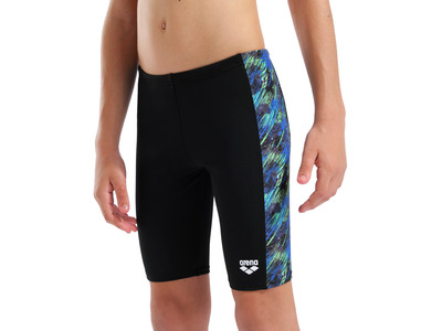 Arena Draft Swim Jammer zwart/blue multi KIDS