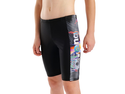 Arena Lit Logo Swim Jammer zwart/multi KIDS