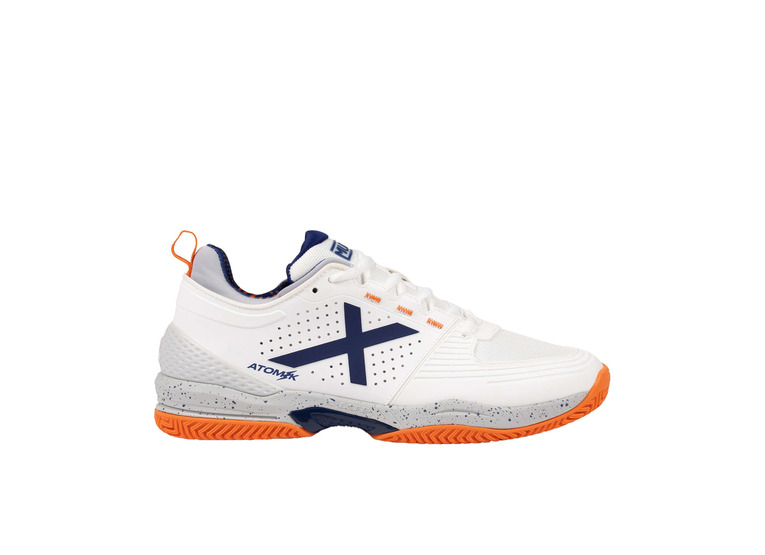 Munich Atomik 48 padelschoen wit/oranje heren
