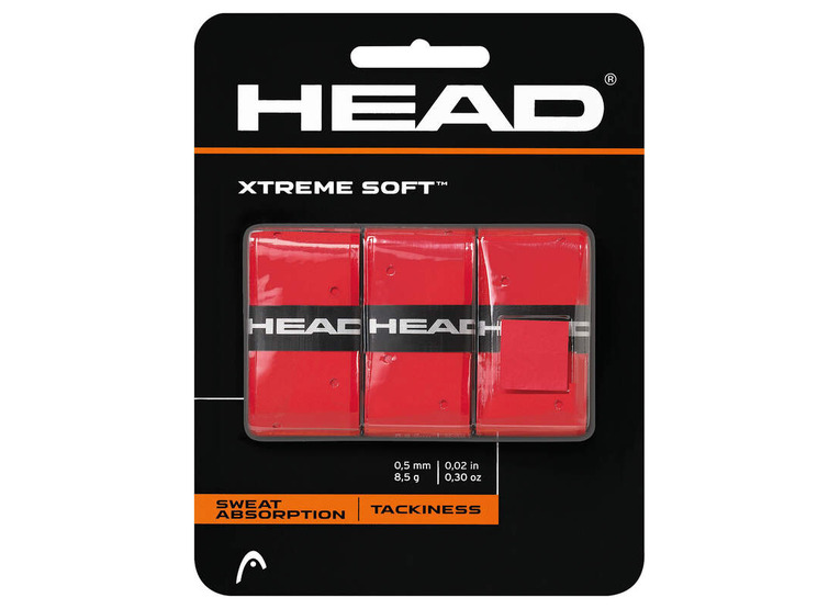 Head Xtremesoft grip overwrap rood