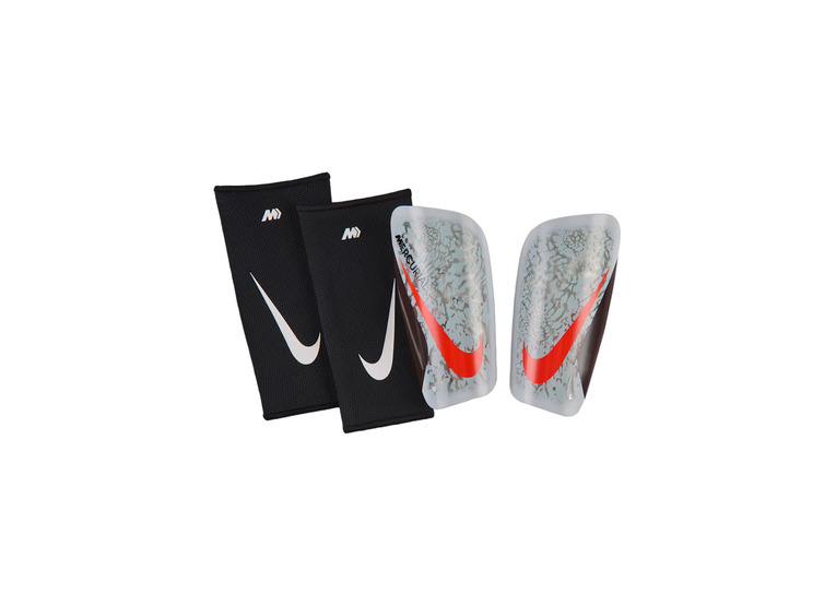 Nike United Mercurial Lite scheenbeschermers pure platinum/burgundy crush