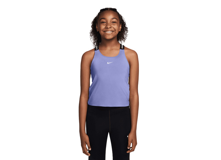 Nike Pro Dri-FIT tanktop light thistle meisjes