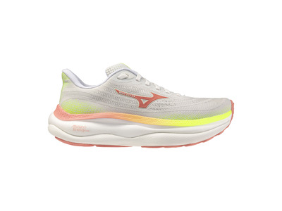 Mizuno Wave Sky 9 loopschoen wit/flamingo coral dames