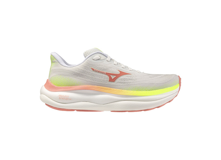 Mizuno Wave Sky 9 loopschoen wit/flamingo coral dames