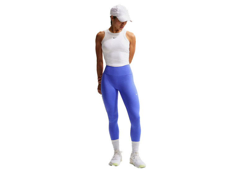 Nike One Seamless front legging sapphire dames