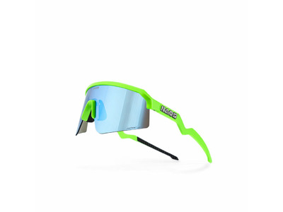 Naos Ziris regular fietsbril lime green/blue