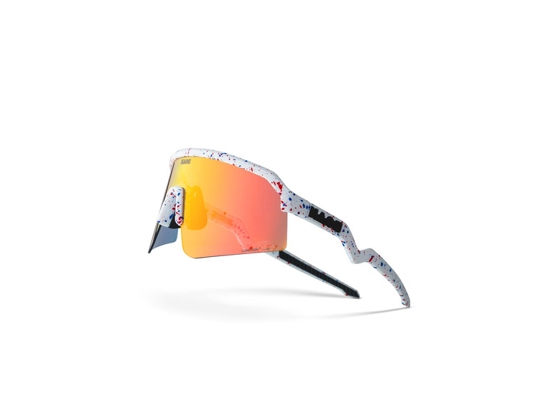 Naos Ziris Photochromic fietsbril White Funfetti / Black Red