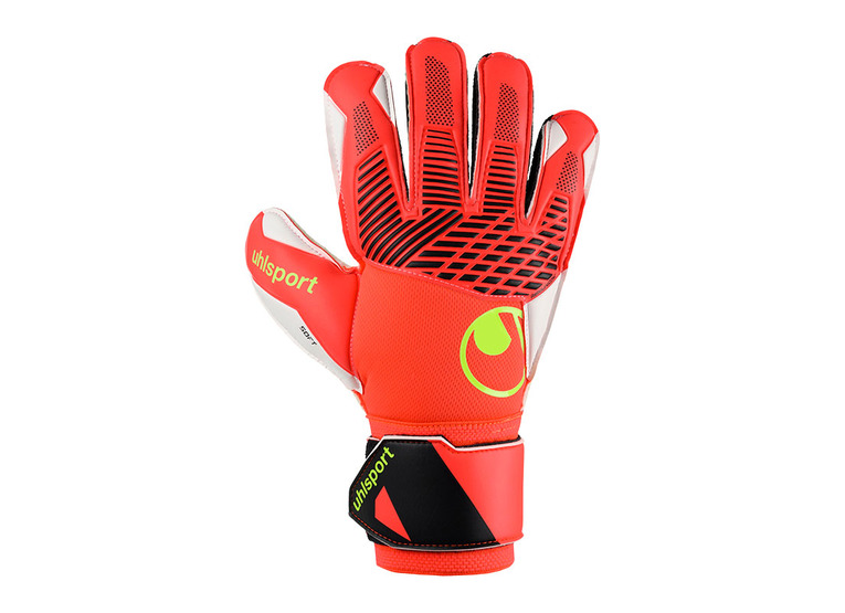 Uhlsport FM ZNE Soft Pro keepershandschoen fluo rood KIDS