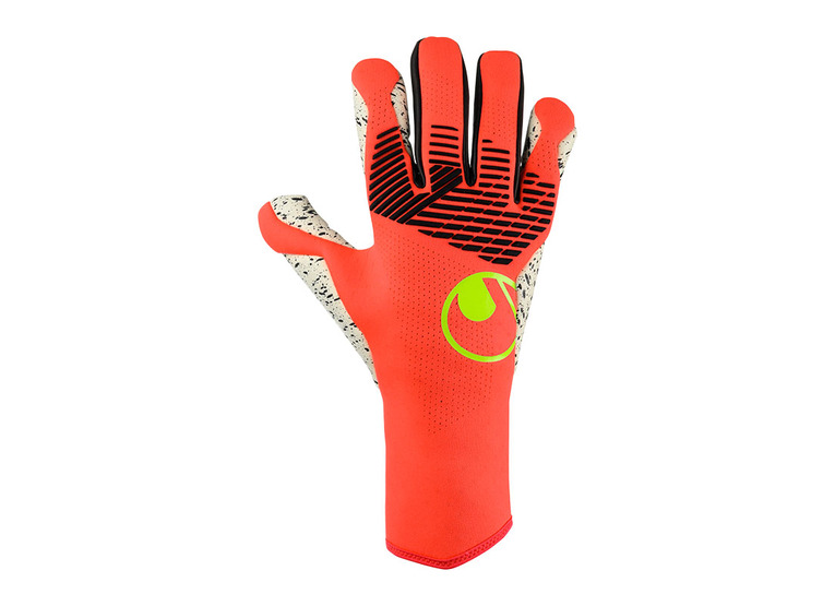 Uhlsport FM ZNE supergrip+ HN keepershandschoen fluo rood
