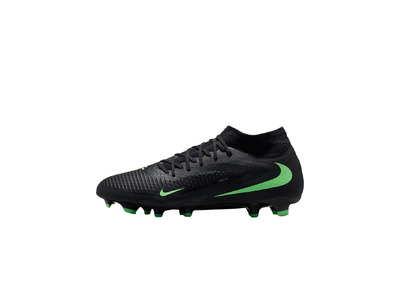 Nike Phantom 6 high academy FG/MG voetbalschoen zwart/illusion green Nike Phantom 6 high academy FG/MG voetbalschoen zwart/illusion green