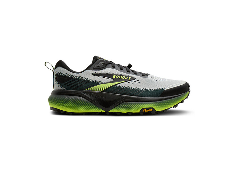 Brooks Cascadia 20 trailschoen grijs/zwart/nightlife heren