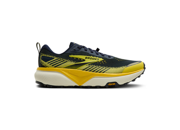 Brooks Cascadia 20 trailschoen navy/cyber yellow heren