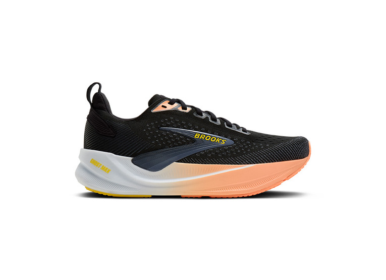 Brooks Ghost Max 4 loopschoen zwart/cyber peach dames