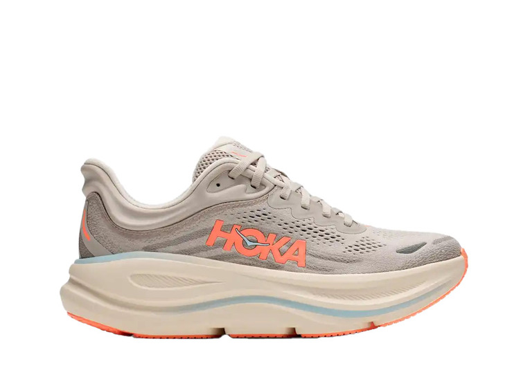 Hoka Bondi 9 loopschoen river rock grey dames Hoka Bondi 9 loopschoen river rock grey dames