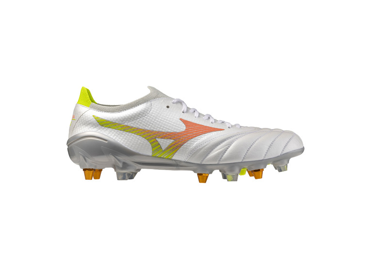 Mizuno Morelia Neo V beta elite MIX voetbalschoen wit/lava oranje Mizuno Morelia Neo V beta elite MIX voetbalschoen wit/lava oranje