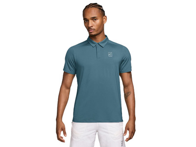 NikeCourt Advantage tennispolo blauw heren NikeCourt Advantage tennispolo blauw heren