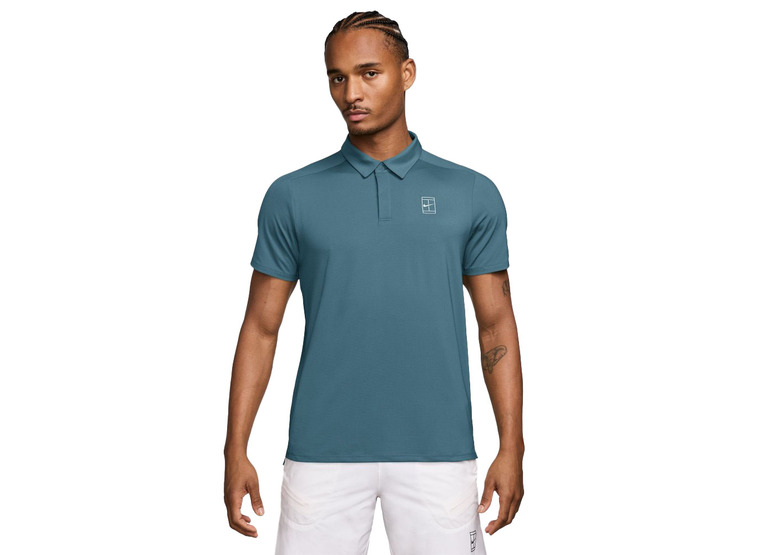 NikeCourt Advantage tennispolo blauw heren NikeCourt Advantage tennispolo blauw heren