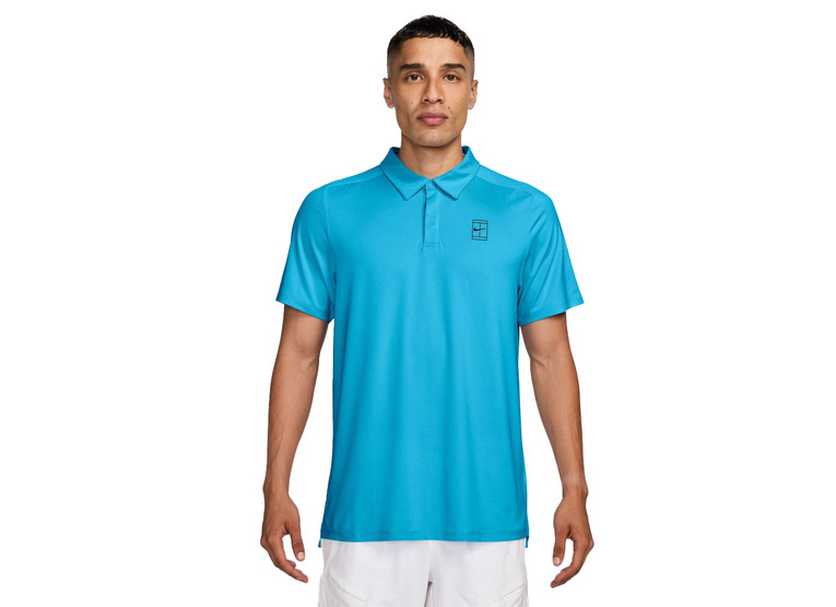 NikeCourt Advantage Dri-FIT tennispolo blauw heren