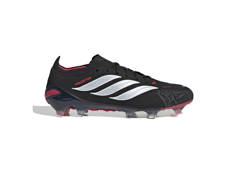 Adidas Predator Elite FG voetbalschoen zwart/rood Adidas Predator Elite FG voetbalschoen zwart/rood