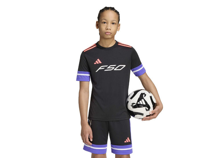 Adidas F50 voetbalshirt zwart KIDS