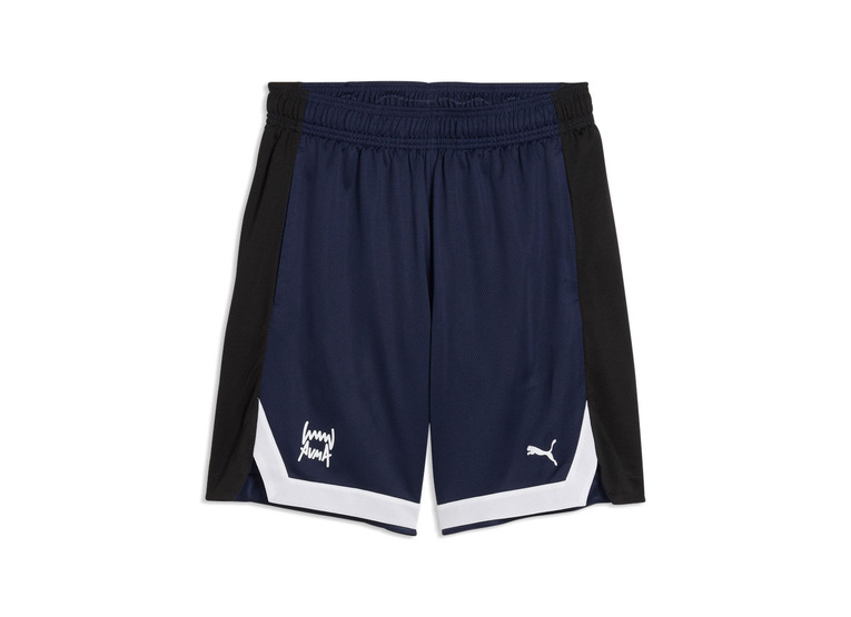 Puma Fundamentals basketbalshort navy heren