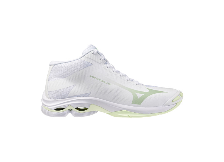 Mizuno Wave Lightning Pro MID indoorschoen wit/ambriosa dames Mizuno Wave Lightning Pro MID indoorschoen wit/ambriosa dames