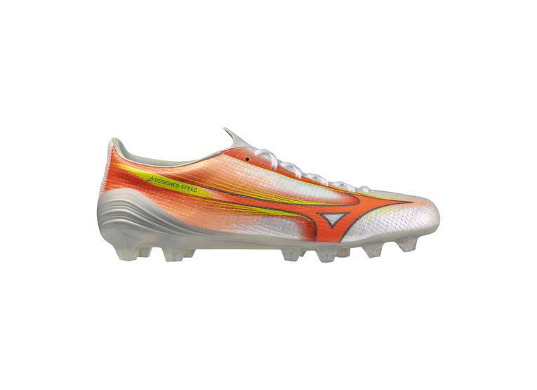 Mizuno alpha III elite FG voetbalschoen wit/lava oranje Mizuno alpha III elite FG voetbalschoen wit/lava oranje
