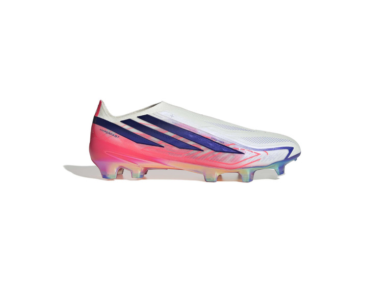 Adidas F50 Hyperfast Elite voetbalschoen Cloud White / Solar Purple / Solar Turbo