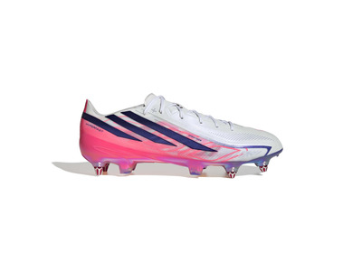 Adidas F50 Hyperfast Elite voetbalschoen Cloud White / Solar Purple / Solar Turbo