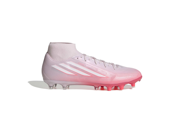 Adidas F50 Sparkfusion League voetbalschoen Solar turbo/White/Distilled pink
