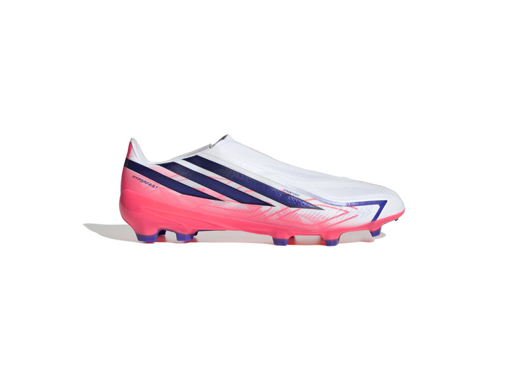 Adidas F50 Hyperfast League voetbalschoen Cloud White / Solar Purple / Solar Turbo