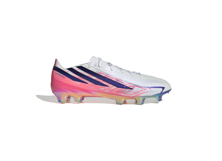 Adidas F50 Hyperfast Elite voetbalschoen Cloud White / Solar Purple / Solar Turbo
