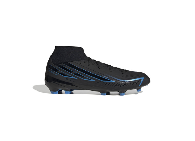 Adidas F50 Hyperfast League Mid voetbalschoen Core Black/ Core Black/ Lucid Ray Blue