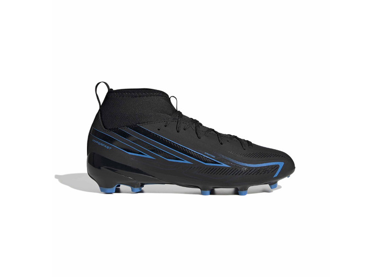 Adidas F50 Hyperfast League Mid voetbalschoen Core Black/ Core Black/ Cosmic Ray Blue