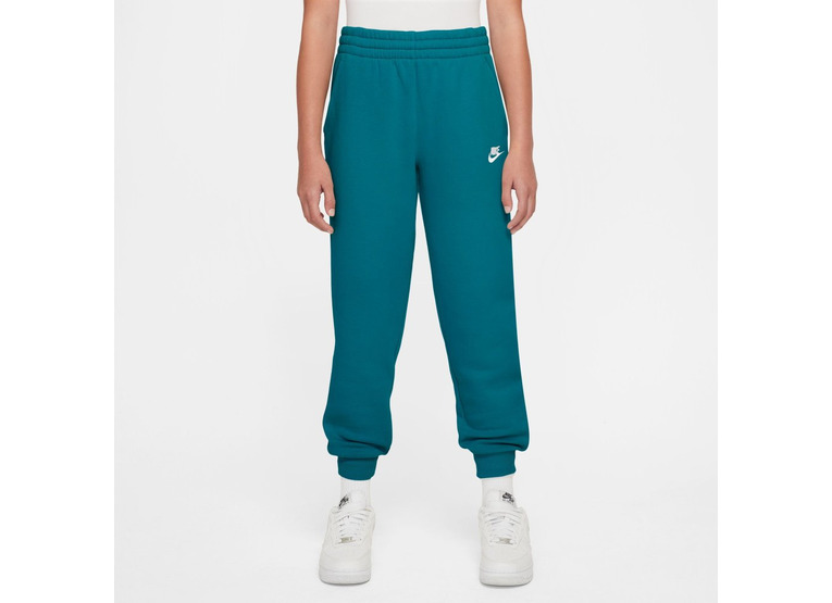Nike Sportswear Club Fleece broek kinderen Bright Spruce/Wit Nike Sportswear Club Fleece broek kinderen Bright Spruce/Wit