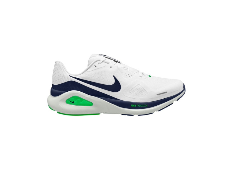 Nike Structure 26 Hardloopschoen heren Wit/Green Spark/Summit White/Midnight Navy Nike Structure 26 Hardloopschoen heren Wit/Green Spark/Summit White/Midnight Navy