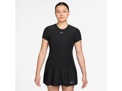 Nike Victory Tennistop Dames Zwart/Wit Nike Victory Tennistop Dames Zwart/Wit